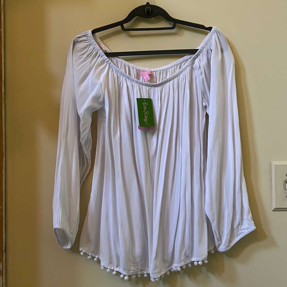 Lilly Pulitzer Enna Top- Resort White NWT
